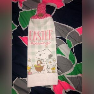Snoopy Easter Hanging Towel